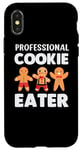 Coque pour iPhone X/XS Professional Cookie Eater Biscuits de pain d'épice