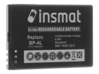 Insmat - Batteri - Li-Ion - 1500 Mah - För Nokia 6650, 6760, E52, E55, E6-00, E61i, E63, E71, E71x, E72, E73, E90, N810, N97, Surge