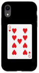 Coque pour iPhone XR Carte à jouer Nine of Hearts