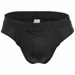 Hom Hommes Comfort Mini Brief - Tencel Soft, Slip, Sous-Vêtements, Uni Vert Foncé S (Small)