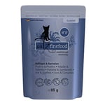 catz finefood N° 17 - Nourriture pour Chat - Nourriture Fine - Nourriture Humide - Raffiné avec Carotte et Canneberge - 16 sachets de 85 g