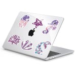 EooCoo Coque 5D Diamond Art Compatible avec MacBook Air 13 Pouces M2 M3 2022 2024 avec 13,6" Retina et Touch ID, A2681 A3113, Painting DIY & Protection Étui Rigide en Plastique - Queue de Sirène