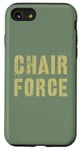 iPhone SE (2020) / 7 / 8 Sarcastic CHAIR FORCE Airman Warrior Proud Military Grunt Case