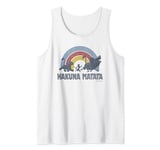 Disney The Lion King Hakuna Matata Distressed Rainbow Logo Tank Top