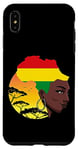 Coque pour iPhone XS Max Drapeau du mois de la reine africaine - Histoire noire