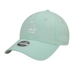 New Era LA Dodgers Womens MLB Linen Green 9FORTY Adjustable Cap Dam