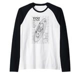 Planet Earth Solar System Planets You Are Here Astronomy Raglan Baseball Tee