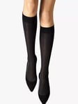 Wolford Velvet de Luxe 50 Knee Highs,  Black