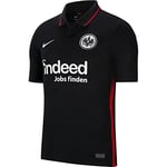 Nike Homme Eintracht Frankfurt, Saison 2021/22, Équipement de Jeu, Home Maillot, Black/Black/White, L EU