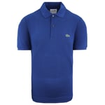 Lacoste Classic Fit Mens Blue Polo Shirt - Navy Cotton - Size X-Small