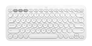 Logitech K380 Multi-Device Bluetooth Keyboard - tastatur - QWERTY - Russisk - elfenbenshvit