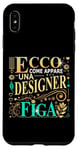 Coque pour iPhone XS Max Una Designer Figa Idee Regalo Divertente Graphic Designer