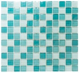 mosaik ws timeless square cryst mix l-green/green 8mm 2,5x2,5