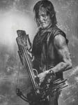 The Walking Dead Fleece Blanket Daryl Dixon Crossbow Design Super Soft Bed Throw