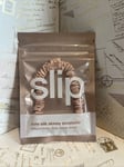 SLIP Pure Silk Skinny Scrunchie in ROSE GOLD ~ Brand New in Sealed Pouch