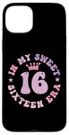 iPhone 15 Plus In My Sweet Sixteen Era 16th Birthday Groovy Retro 16th Case