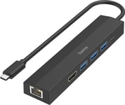 HAMA USB-C Hub Multiport 6x Porte