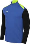 Nike FD7667-463 Dri-FIT Academy Pro 24 Drill Top K Sweatshirt Men's Royal Blue/Black/Volt/White Size XL