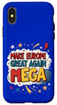 Coque pour iPhone X/XS Pro EU - Make Europe Great Again - Style BD - Mega