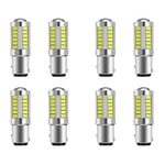 8x Super Bright Led 1157 Led Lampa P21/5w Bay15d Led Lampor Med 33smd 5730 Chipsets