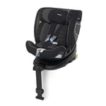 Foppapedretti Siège auto FP360 I-Size, siège pivotant à 360° pour enfant de 40 à 150 cm de hauteur, 0-12 ans, conforme ECE R129, fixation Dualfix (Isofix et non), Safe Body Protection, Noir