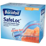 Bacofoil Safeloc Food&Freezer Double Seal Small Plastic Bags 17x17cm Pack of 216