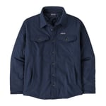 Patagonia Men's Lw Insulated Fjord Flannel Shirt New Navy, L