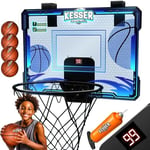 KESSER® Mini panier de basketball pour chambre et bureau | Panier de basketball pour intérieur et extérieur | Planche de basketball pour chambre d'enfant & montage mural | Planche de basket-ball avec