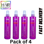 4x Lisap Milano Ultimate Straightening Fluid with Kerasil Complex 250ml ukseller