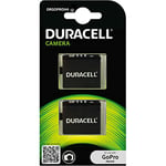 Duracell DRGOPROH4-X2 Batterie GoPro Hero 4 AHDBT-401, 2 pièces, Noir