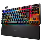 SteelSeries Apex Pro TKL Wireless Gen 3 - OmniPoint 3.0 HyperMagnetic Switches - Adjustable Actuation - Rapid Trigger - Game-Ready Presets - Protection Mode - Rapid Tap/SOCD - UK (QWERTY) Layout