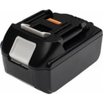 Batterie compatible avec Makita DTD147, DTM51RTJX3, DTD147RFJ, DTD147ZJ, DTD153Z, DTM51 outil électrique (2500 mAh, Li-ion, 18 v) - Extensilo