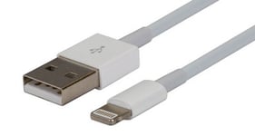 DYNAMIX 3m USB-A to Lightning Charge &amp; Sync Cable. For Apple iPhone - iPad - iPad mini &amp; iPods *Not MFI Certified*