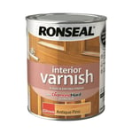 RONSEAL INTERIOR VARNISH GLOSS ANTIQUE PINE 750ML