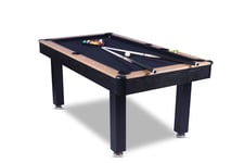 Billard Us 6ft Industriel Championship - Kit De Montage Avec Tous Les Accessoires Inclus (queues, Boules, Triangle)