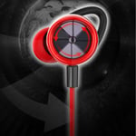 Gaming Earphone Dual Mic Volume Control Clear Sound Wired Gaming Earbuds Headset