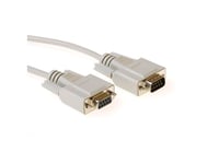 Act Serial 1:1 Connection Cable D-Sub 9-Pin Male - D-Sub 9-Pin Female 5M 9 Pin D-Sub 9 Pin D-Sub Elfenbein Serien-Kabel (Ak2307)