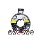 GENERIQUE - Bobine Fil Électrique Flexible 1,5mm Noir Sans Halogène 5m