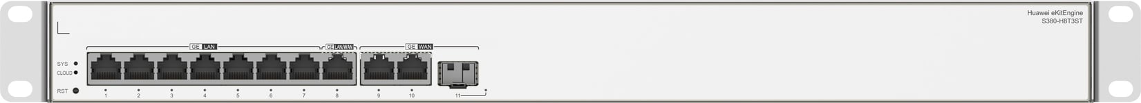 HUAWEI Router S380-H8T3ST 2xGE WAN 1x E SFP WAN 8xGE LAN eKit Stock