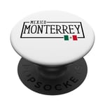 Dire Monterrey Drapeau mexicain aventure femme homme gag PopSockets PopGrip Interchangeable
