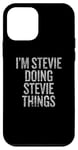 Coque pour iPhone 12 mini Je suis Stevie Doing Stevie Things Funny Vintage