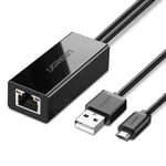 Ugreen Ethernet Adapter für TV / Chromecast Micro-USB auf RJ45