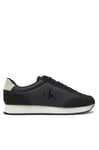 Calvin Klein Jeans Homme Retro Runner Iconic SNK Ym0ym01119, Noir Black Bright White, 40.5 EU