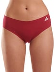 adidas Women's Cheeky Hipster Panties, Legacy Burgundy, XXL