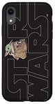 Coque pour iPhone XR Logo Star Wars et l'enfant Grogu de The Mandalorian