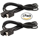 2X 3M Câble Rallonge SNES Classic Extension Câble pour Super Nintendo NES Classic Mini Manette (2017) Manette Nintendo SNES