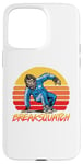 Coque pour iPhone 15 Pro Max Breaksquatch Break Dancing Sasquatch B-Boy Bigfoot 80s Funny