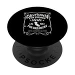 California The Golden State 1850 For Dreamers Californian PopSockets Swappable PopGrip