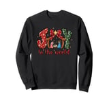 Joy To The World Nativity Scene Christmas Sweatshirt