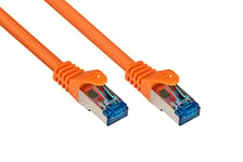 Alcasa RJ45-RJ45, m-m, 50m câble de réseau Cat6a S/FTP (S-STP) Orange - Câbles de réseau (m-m, 50m, 50 m, Cat6a, S/FTP (S-STP), RJ-45, RJ-45, Orange)